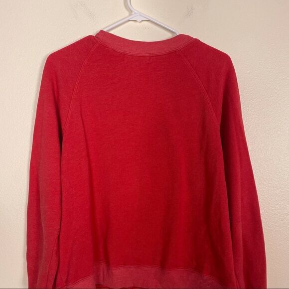 Wildfox Red Sorry For What I Said When It Was Monday Crewneck Sweatshirt - Picture 5 of 7